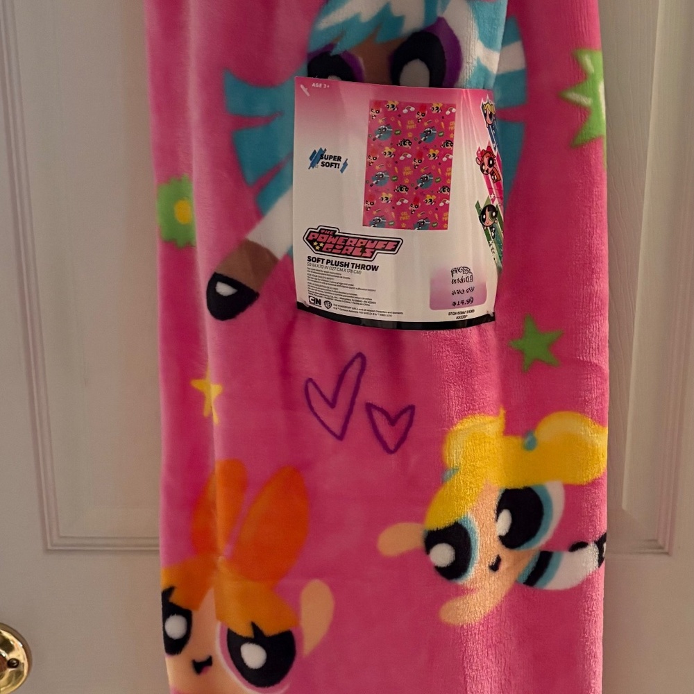 NWT Powerpuff Girls Blanket